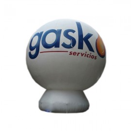 Esfera Publicitaria con Base 5 Mts