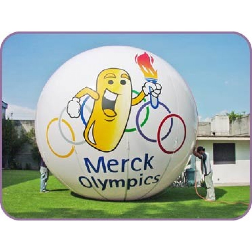 Globos Gigantes en Forma Esférica Para Inflarse con Gas Helio de 3 a 7 mts