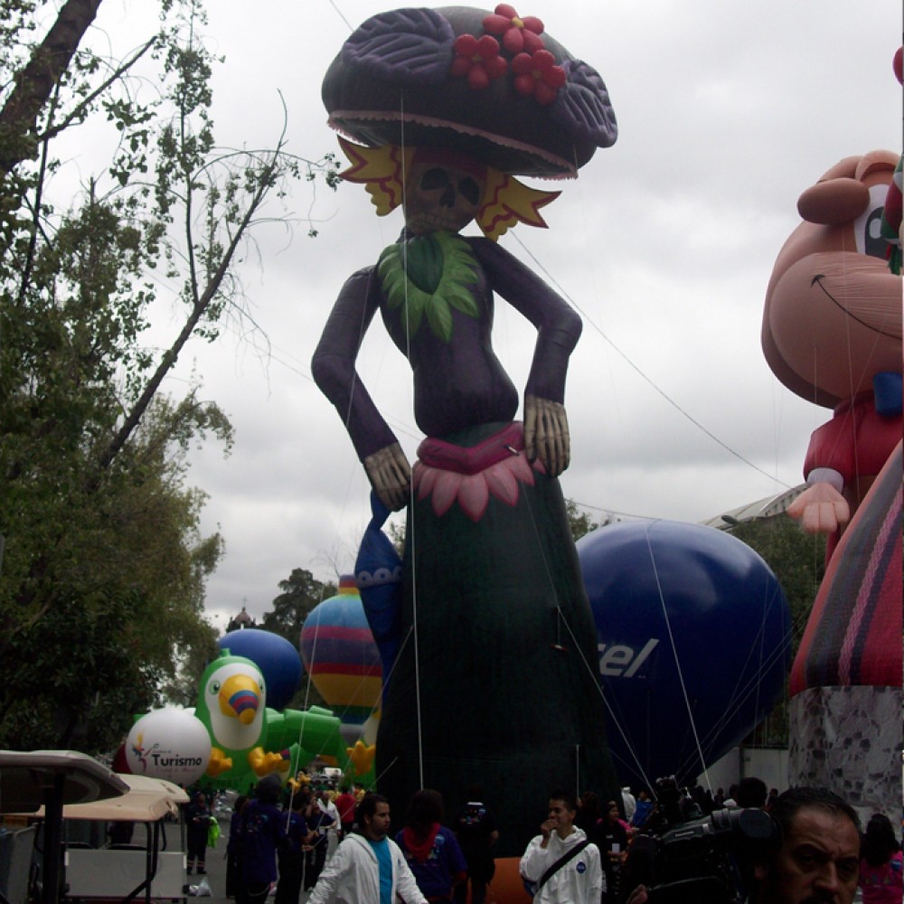 Globo Gigante para Desfiles La Catrina